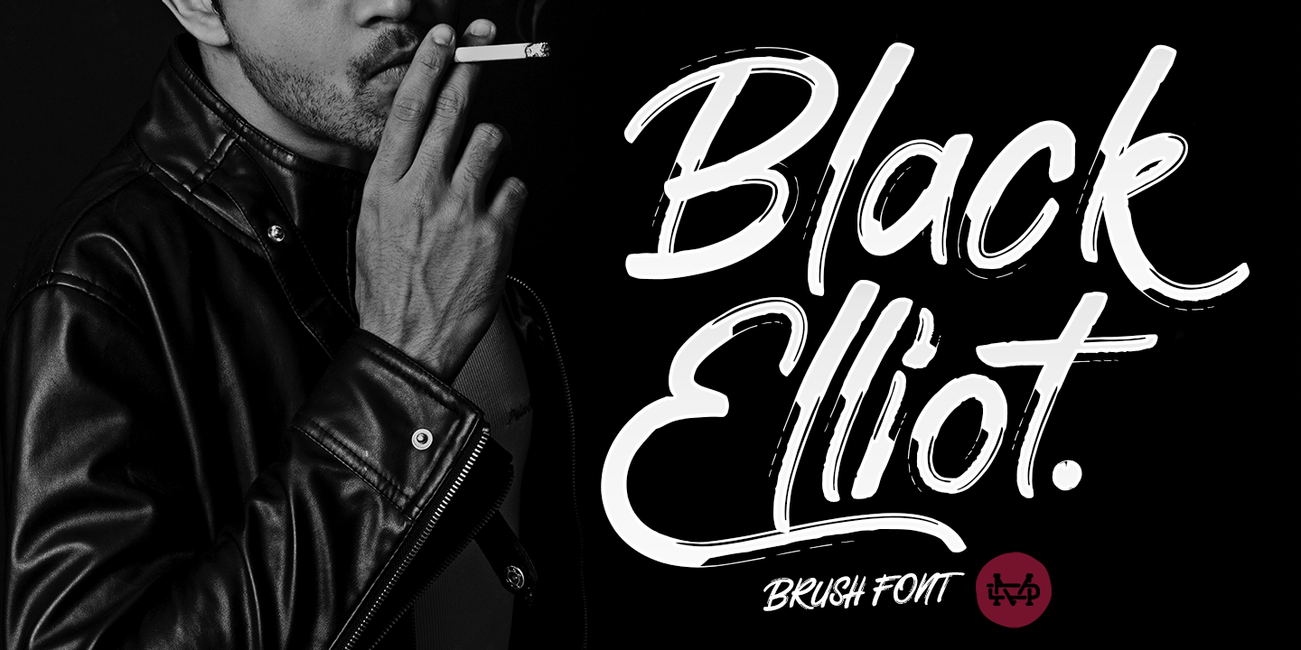 Ejemplo de fuente Black Elliot Bold